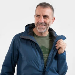 Quechua Men’s Waterproof Hiking Jacket NH500 Imper -Quechua k0bc7b2e55aaa0fa363b404190bf3d937