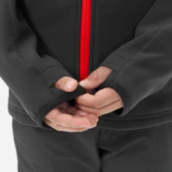 Quechua Kids’ Softshell Hiking Jacket - MH550 Black -Quechua k16809d633a60d9c89c203d6646cda92a