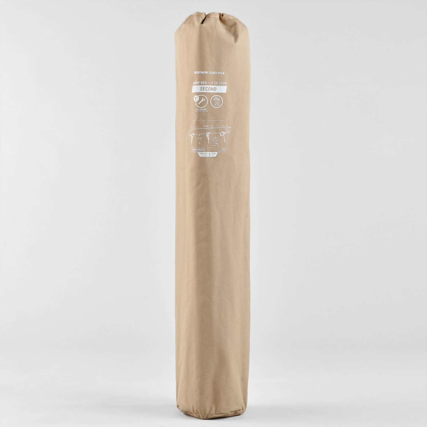 Quechua CAMP BED FOR CAMPING - CAMP BED SECOND 65 CM - 1 PERSON 5 Quechua CAMP BED FOR CAMPING - CAMP BED SECOND 65 CM - 1 PERSON - Image 3