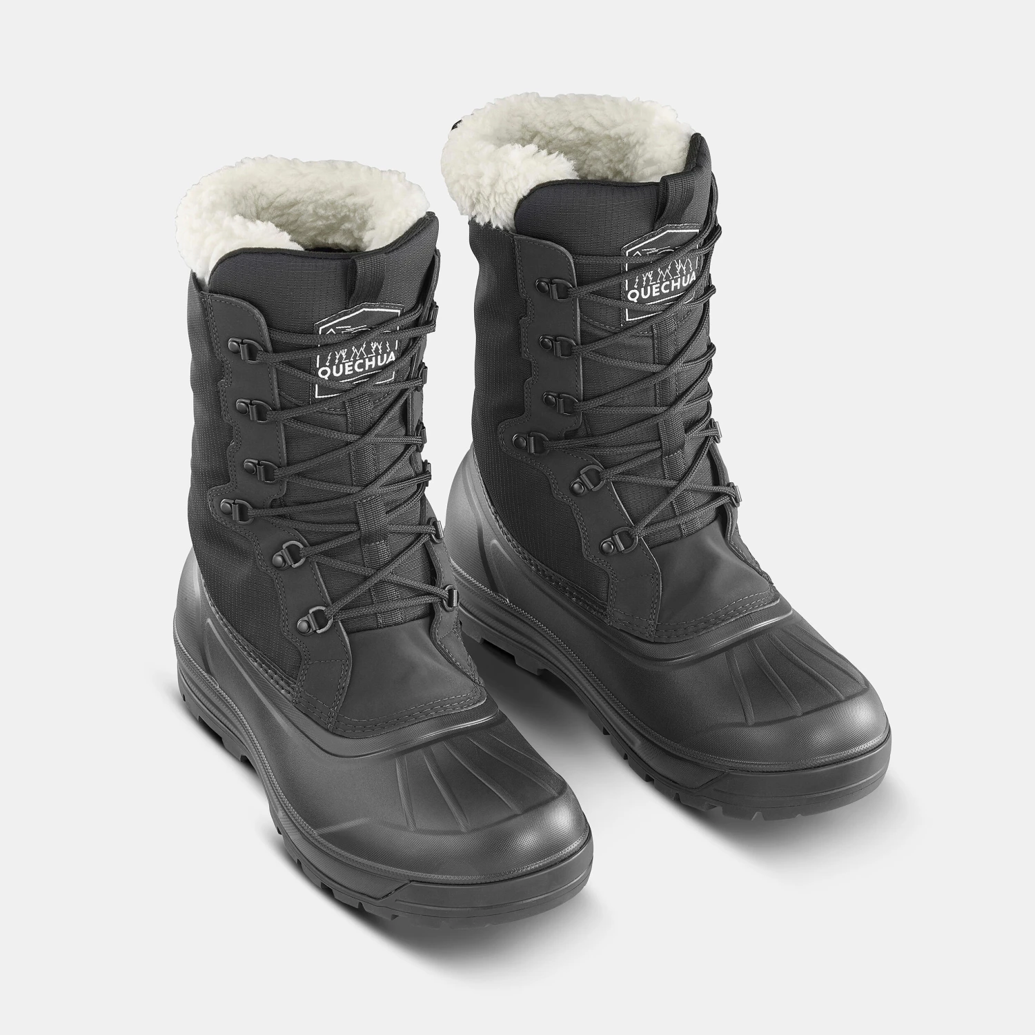 Quechua MEN’S WARM AND WATERPROOF LACE-UP SNOW HIKING BOOTS - SH500 U 4 Quechua MEN’S WARM AND WATERPROOF LACE-UP SNOW HIKING BOOTS - SH500 U - Image 2