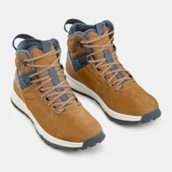 Quechua Kids' Warm And Waterproof SH500 Lace-up Leather Hiking Shoes - Size 2.5 -Quechua k2ea2de49fea7e38ef2377a043983f9c7