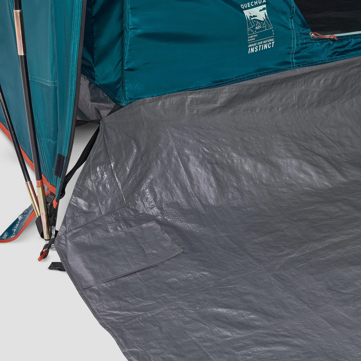 Quechua 4 Man Tent With Poles - Arpenaz 4.2 18 Quechua 4 Man Tent With Poles - Arpenaz 4.2 - Image 16