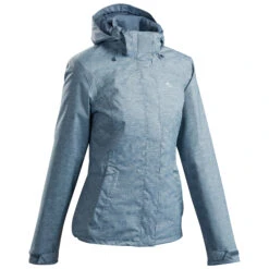 Quechua Women’s Waterproof Mountain Walking Jacket MH100 24 Quechua Women’s Waterproof Mountain Walking Jacket MH100 -Quechua k3706fe48b69e6c729032f3f44c8a1135
