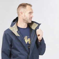 Quechua Men's Hiking Waterproof Jacket NH550 WP -Quechua k3881e02777708250b02e6905e73e6e25