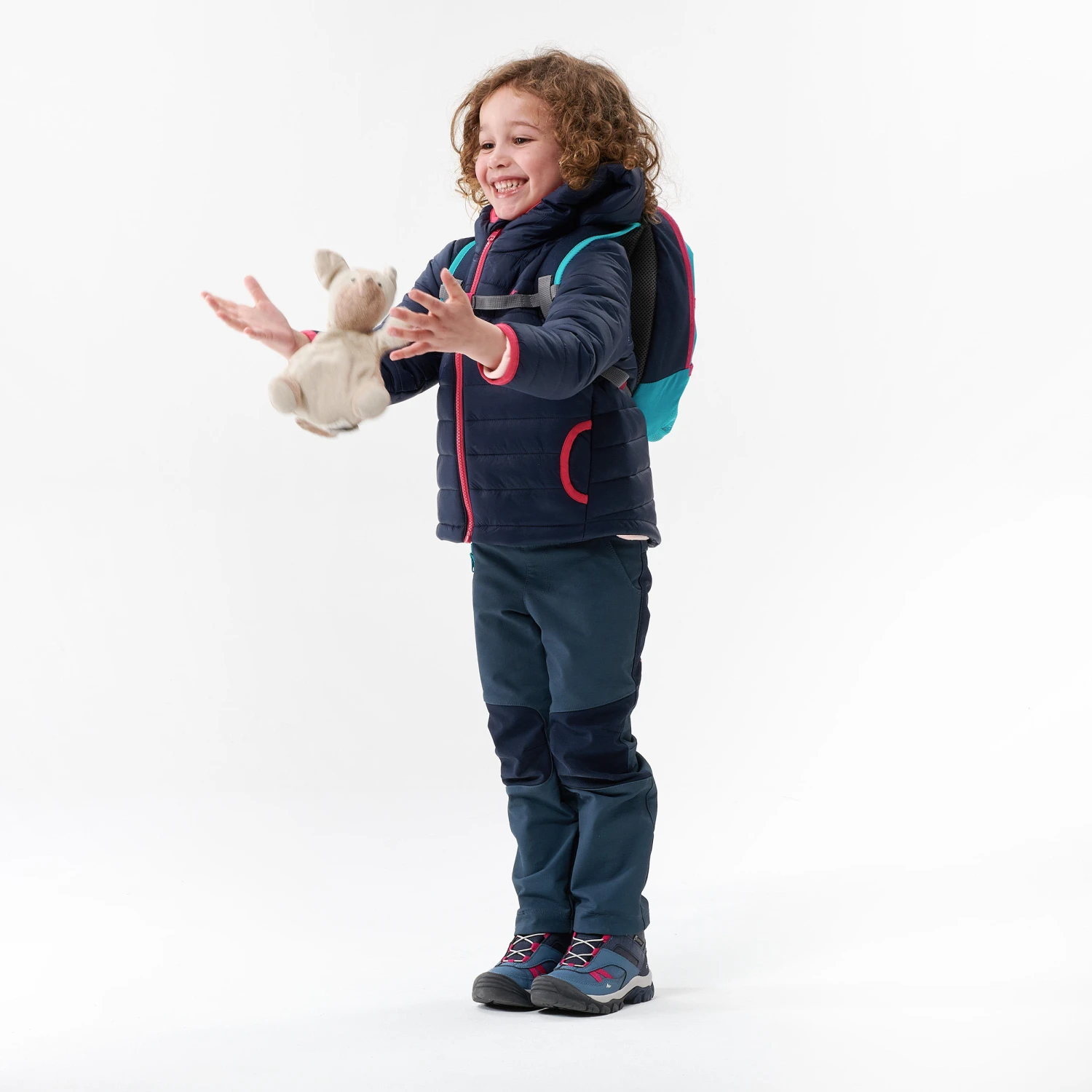 Quechua Kids’ Softshell Hiking Trousers - MH550 - Aged 2-6 11 Quechua Kids’ Softshell Hiking Trousers - MH550 - Aged 2-6 - Image 9