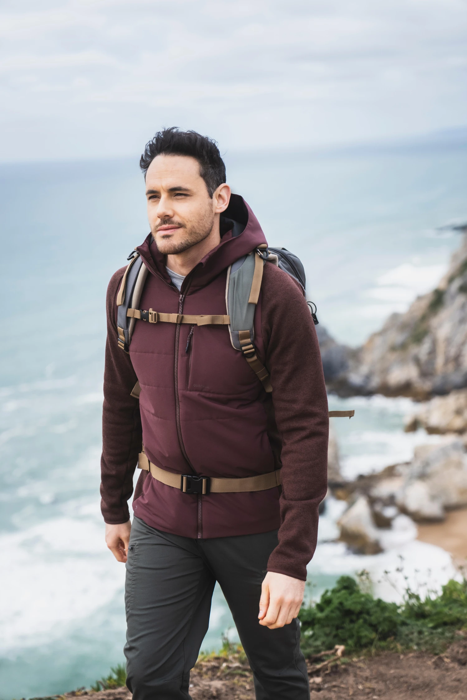 Quechua Men’s Hiking Hooded Sweatshirt 4 Quechua Men’s Hiking Hooded Sweatshirt - Image 2