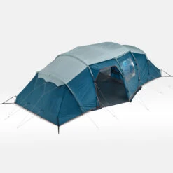 Quechua 8 Man Tent With Poles - Arpenaz 8.4 -Quechua k517ab793fd4d31387b77f523bea13a02