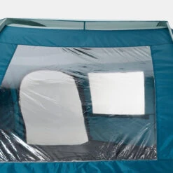 Quechua 8 Man Tent With Poles - Arpenaz 8.4 -Quechua k5523d39814965a19222a852d2b81c848