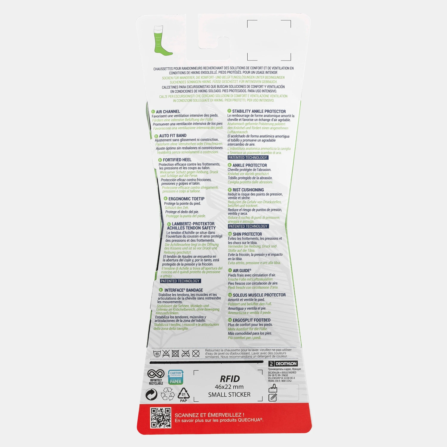 Quechua Trek Altitude Socks 8 Quechua Trek Altitude Socks - Image 6