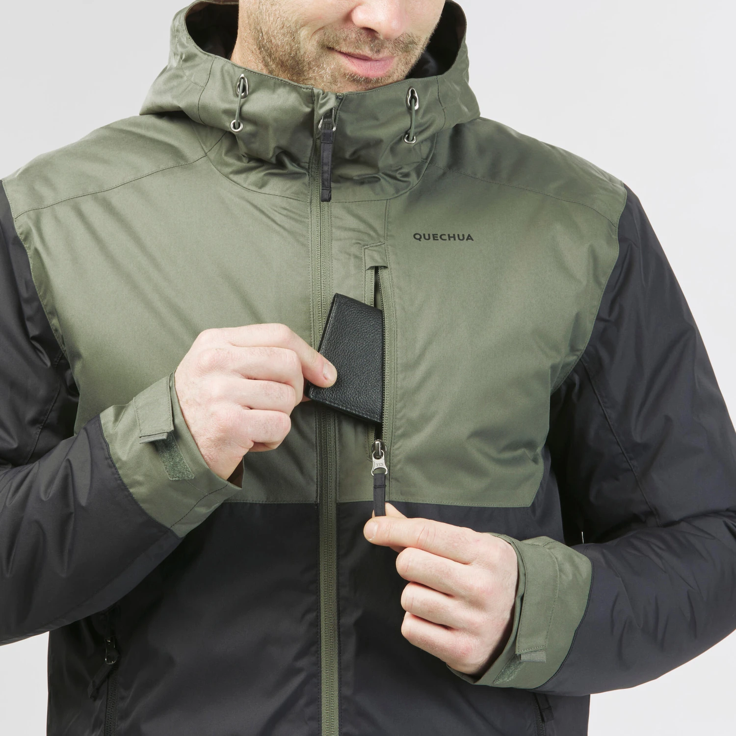 Quechua Men’s Hiking Waterproof Winter Jacket - SH500 9 Quechua Men’s Hiking Waterproof Winter Jacket - SH500 - Image 7