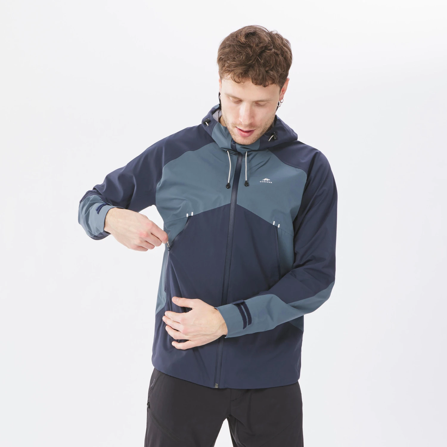 Quechua Men's Hiking Lightweight Waterproof Jacket MH500 10 Quechua Men's Hiking Lightweight Waterproof Jacket MH500 - Image 8