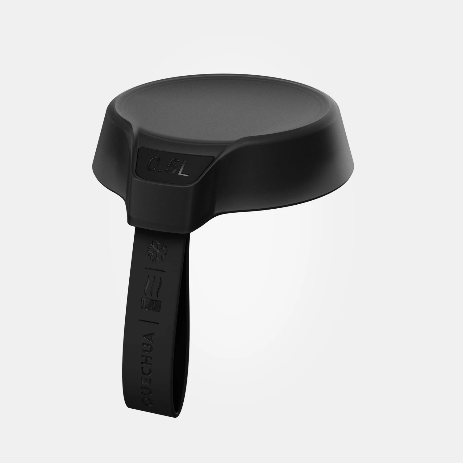 Quechua Stainless Steel Isothermal Food Box For Hiking MH500 0.5 L Black 6 Quechua Stainless Steel Isothermal Food Box For Hiking MH500 0.5 L Black - Image 4