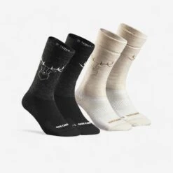 Quechua Warm Hiking Socks SH500 Mid 2 Pairs 34 Quechua Warm Hiking Socks SH500 Mid 2 Pairs -Quechua k82d1f4e16cbea5e44f80341af3b76260