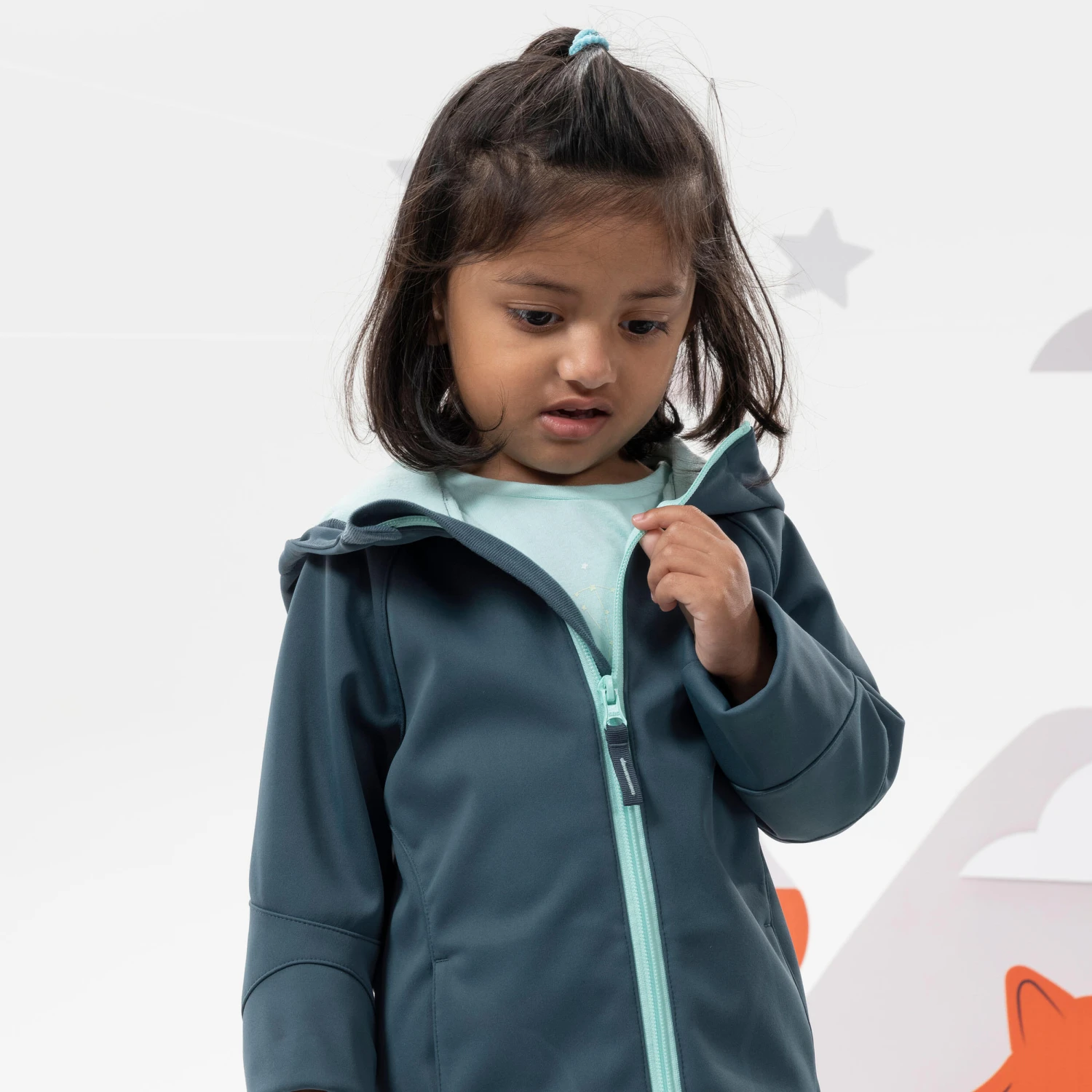 Quechua Kids’ Softshell Hiking Jacket MH550 2-6 Years 16 Quechua Kids’ Softshell Hiking Jacket MH550 2-6 Years - Image 14