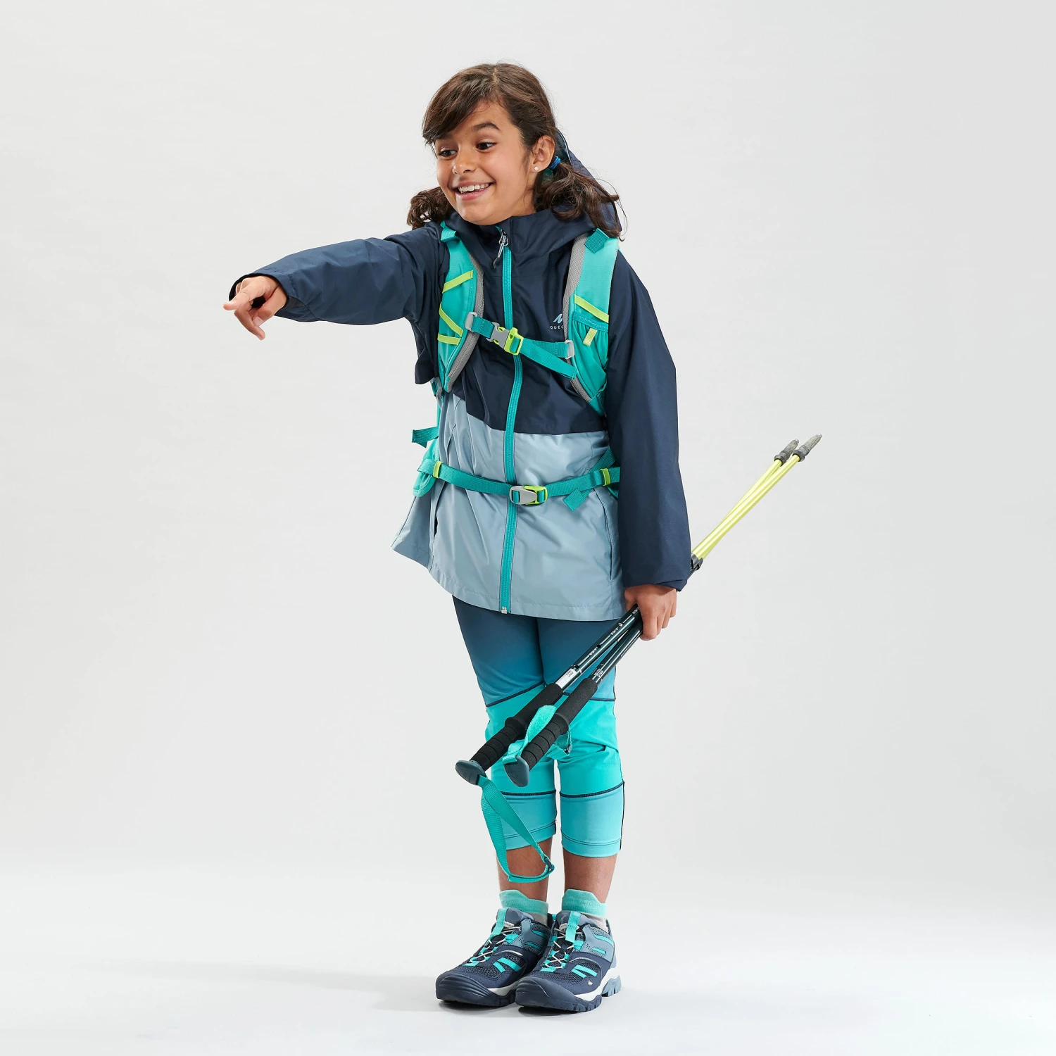 Quechua Kids’ Waterproof Hiking Jacket - MH500 Aged 7-15 17 Quechua Kids’ Waterproof Hiking Jacket - MH500 Aged 7-15 - Image 15