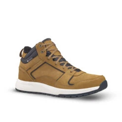 Quechua Men’s Warm And Waterproof Leather Hiking Boots -Quechua kacb743eb14ea1955395efb1c76f10a03