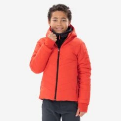 Quechua KIDS’ PADDED HIKING JACKET - AGED 7-15 -Quechua kafe881a0edd72775d2f6d1a37c558758