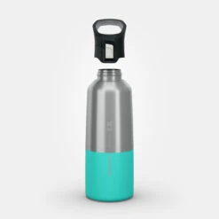 Quechua Isothermal Stainless Steel Hiking Flask MH500 0.5 L Turquoise -Quechua kbf8a0f0ad243cf62d72e61e762ea70c7
