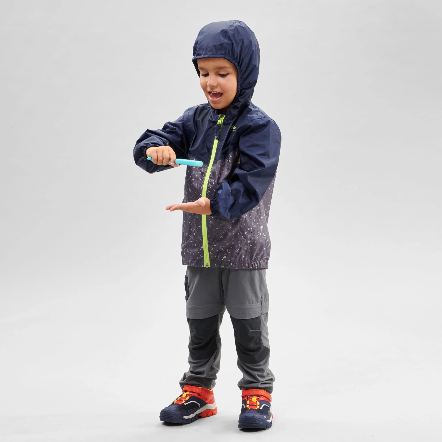 Quechua Kids’ Waterproof Hiking Jacket - MH150 - Aged 2 15 Quechua Kids’ Waterproof Hiking Jacket - MH150 - Aged 2 - Image 13