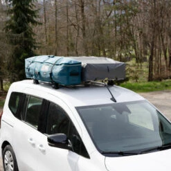 Quechua INFLATABLE ROOF TENT MH900 FRESH & BLACK 2 PERSON -Quechua kdb0e1d93627bb26e66aaadcf838fa253