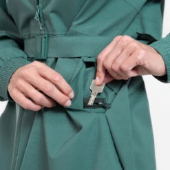 Quechua Women's Hiking Waterproof Longline Jacket Raincut Long Series -Quechua kecec63e28e3c955c19cf16ed04b02c0b