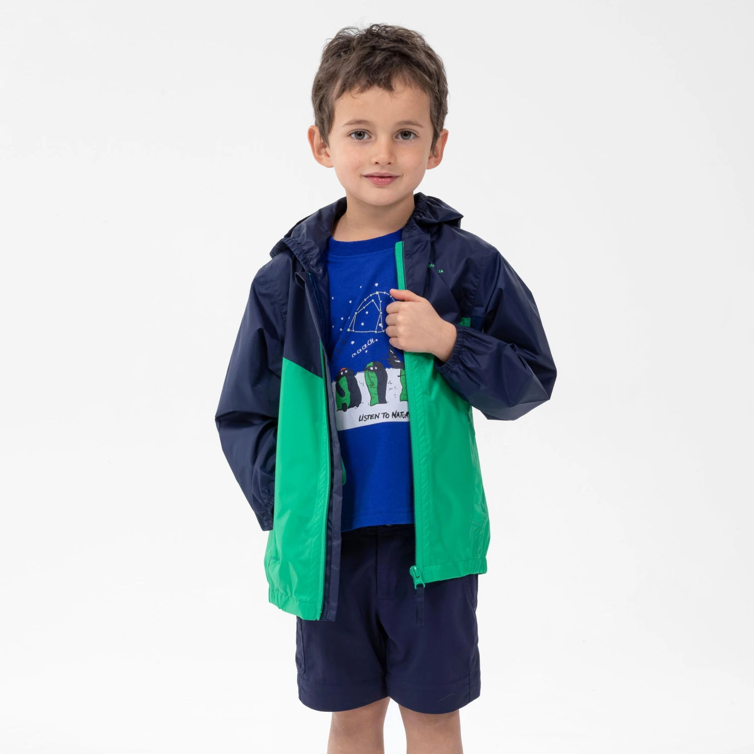 Quechua Kids’ Waterproof Hiking Jacket - MH150 - Aged 2 7 Quechua Kids’ Waterproof Hiking Jacket - MH150 - Aged 2 - Image 5